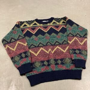 90s patterned ash creek sweater